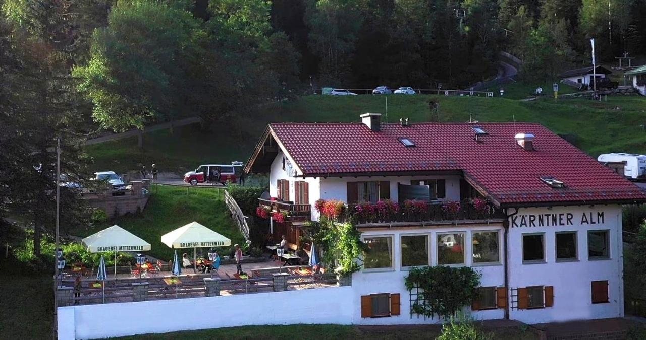 Berggasthof Kaerntner Alm Mittenwald Exterior foto